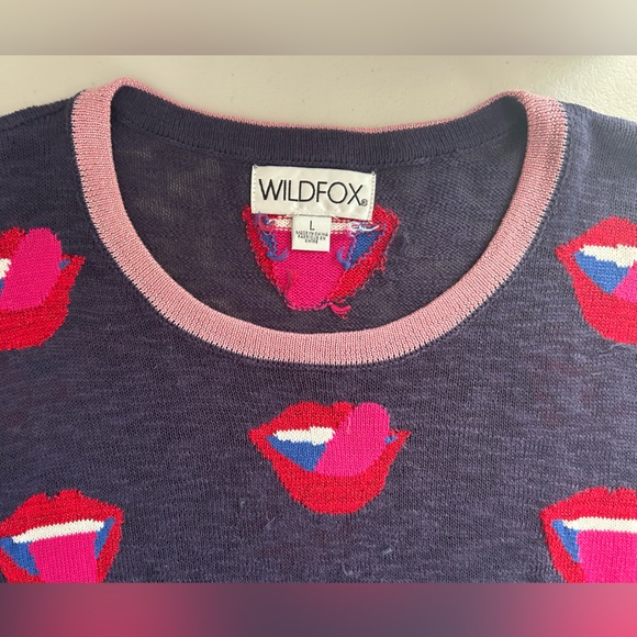 Wildfox Lippy Laura Sweater - Picture 4 of 7
